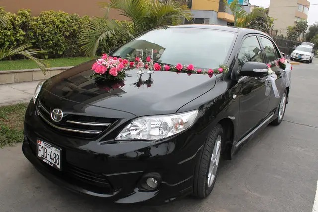 Alquiler de auto para matrimonio Boda Quince años